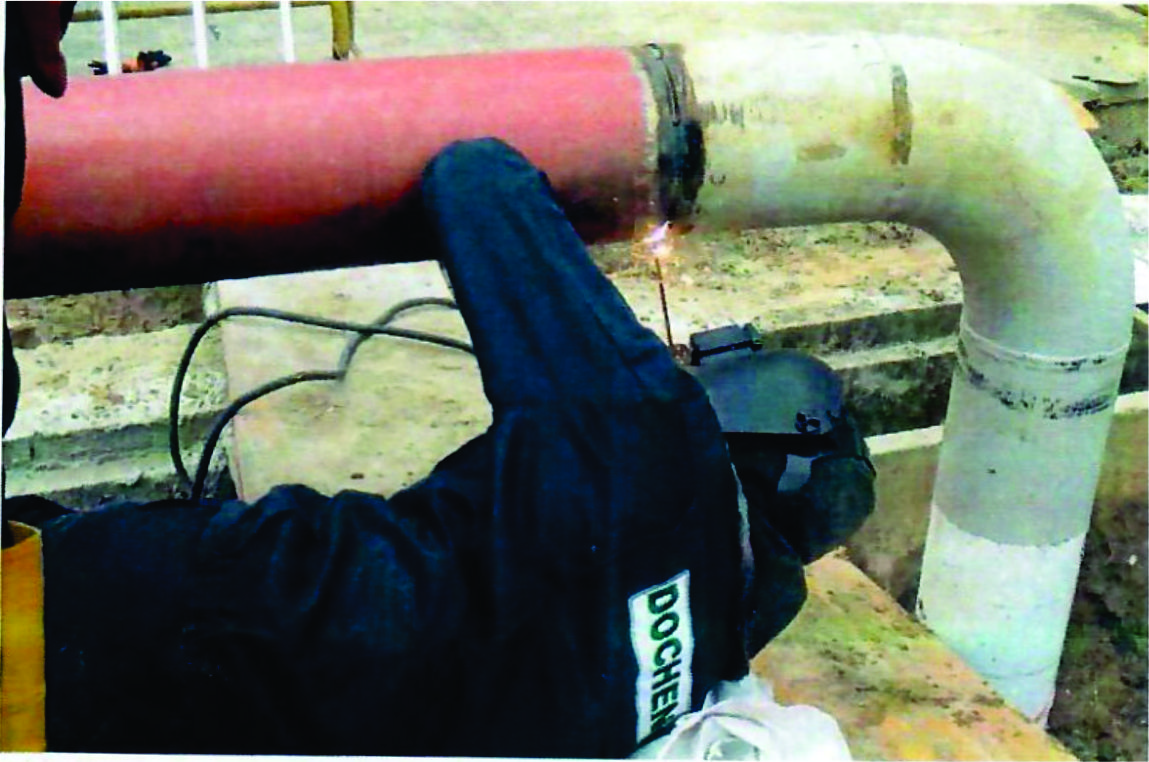 Welding & Fabrication of Fire Water Line (MERCURY 2017)